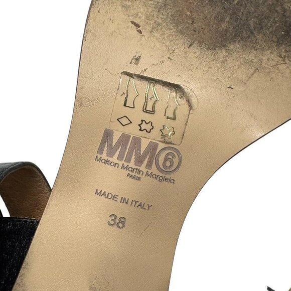 Mm6 Maison Margiela Animal Print Hologram Heel Sandals size 38, 7.5-8 - Picture 9 of 9